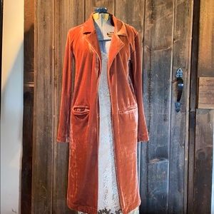 Forever 21 velvet “smoking jacket”